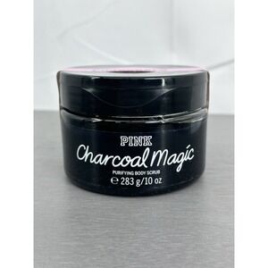 Charcoal Magic PINK Victoria's Secret Purifying Body‎ Scrub, 10 oz New